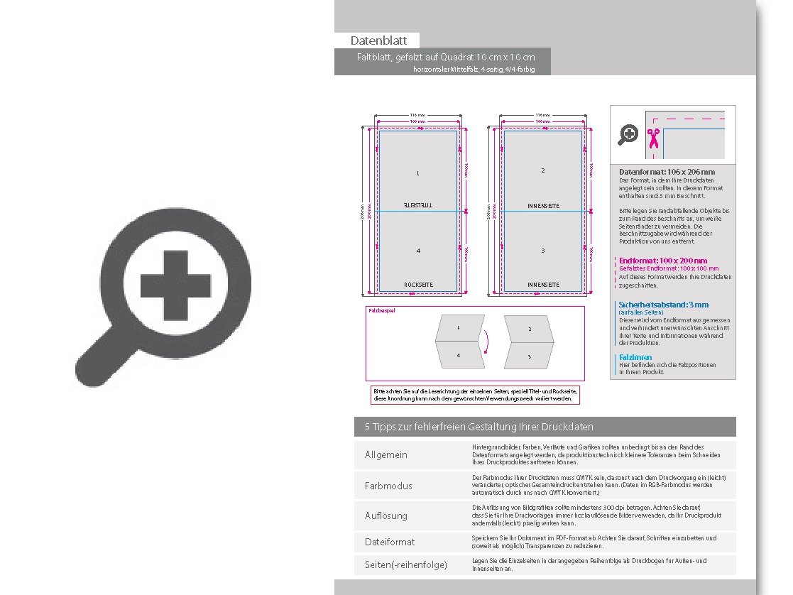 Product Bild faltblatt__gefalzt_auf_quadrat_10_0_cm_x_10_0_cm__horizontaler_mittelfalz__4-seitig
