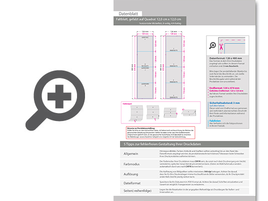 Product Bild faltblatt__gefalzt_auf_quadrat_12_0_cm_x_12_0_cm__horizontaler_wickelfalz__8-seitig