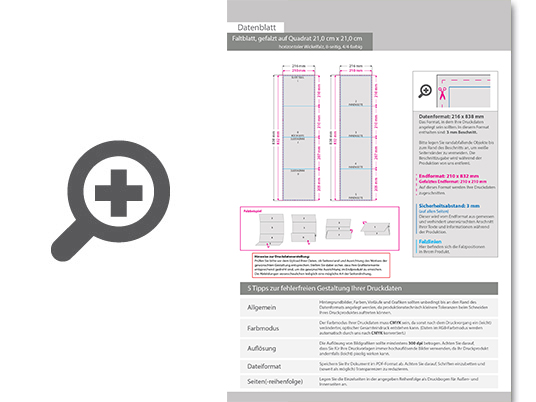 Product Bild faltblatt__gefalzt_auf_quadrat_21_0_cm_x_21_0_cm__horizontaler_wickelfalz__8-seitig