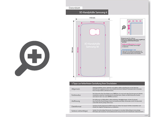 Product Bild standard-handyh__lle_f__r_samsung_s6_edge__4_0-farbig_einseitig_bedruckt